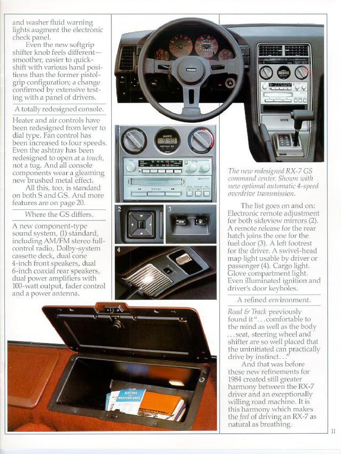 1984 Mazda RX-7 Brochure Page 2